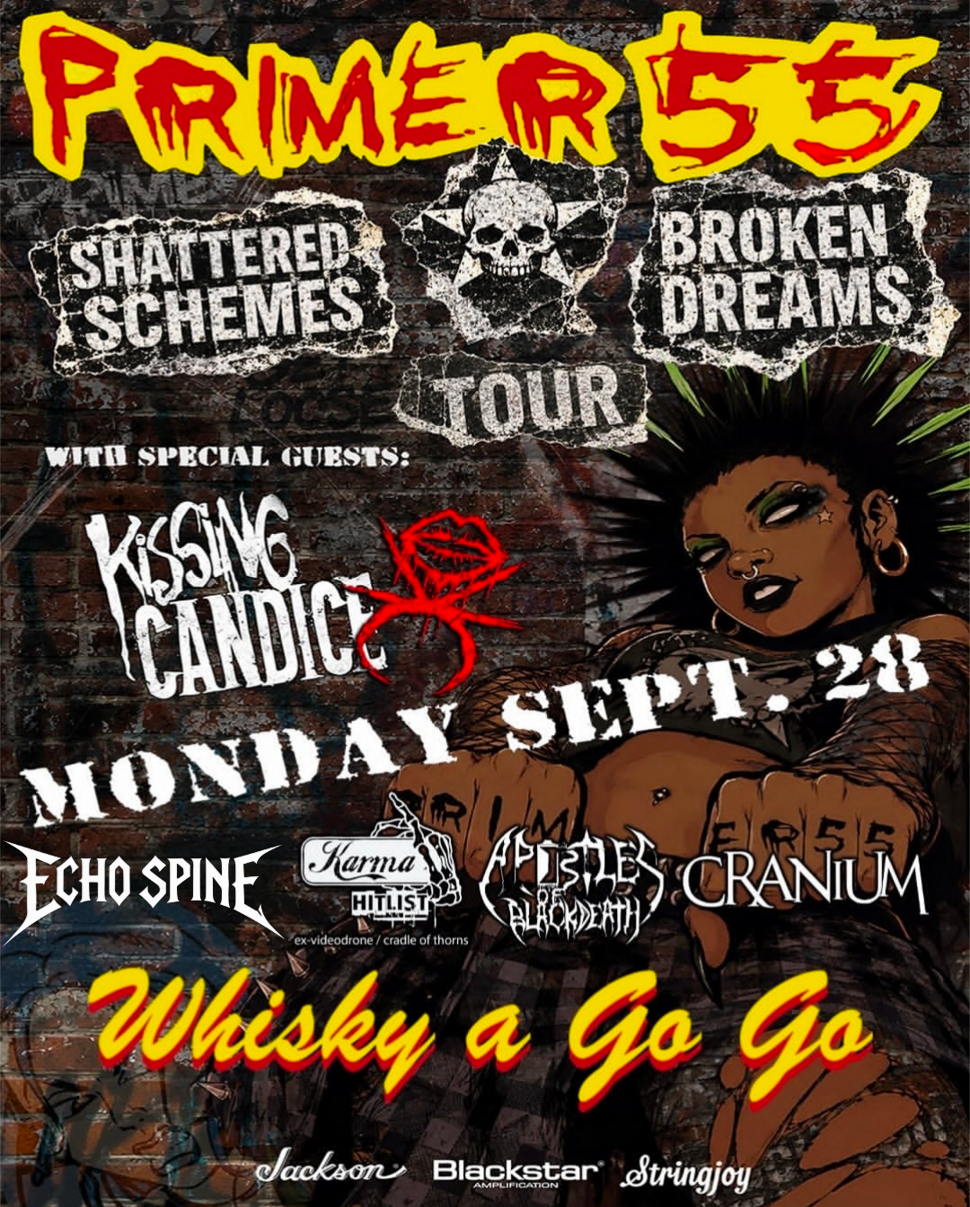 9/28: Echo Spine @ Whisky a Go Go w/ Primer 55